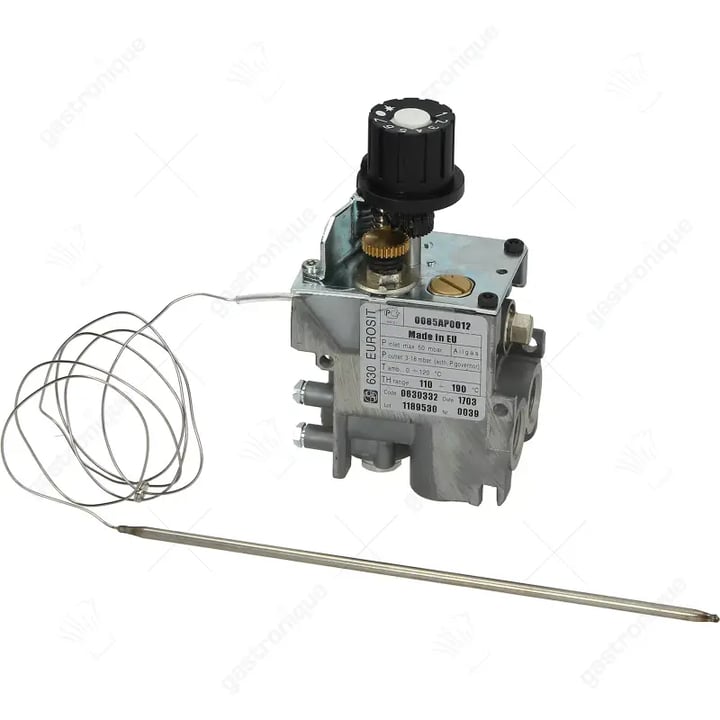 gas thermostat type series 630 Eurosit 110-190°C gas inlet 3/8" gas outlet 3/8"