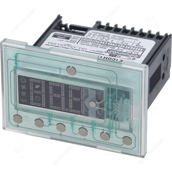 Elektronische regelaar 230V inbouwmaat 71x29mm NTC montage inbouwversies relaisuitgang 4 CAREL IXE1C0H1213