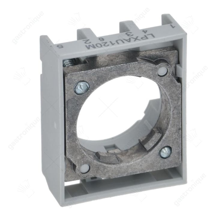 support base for push-button contacts
