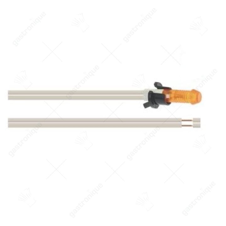 signaallamp ø 6mm 230V geel kabellengte 250mm temp. bestendigheid 150°C