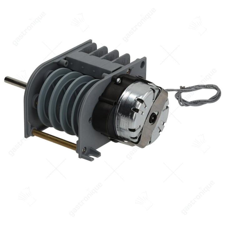 tijdklok P25 kamers 4 looptijd 180s 230 V as ø 6x4,6mm as L 40 mm