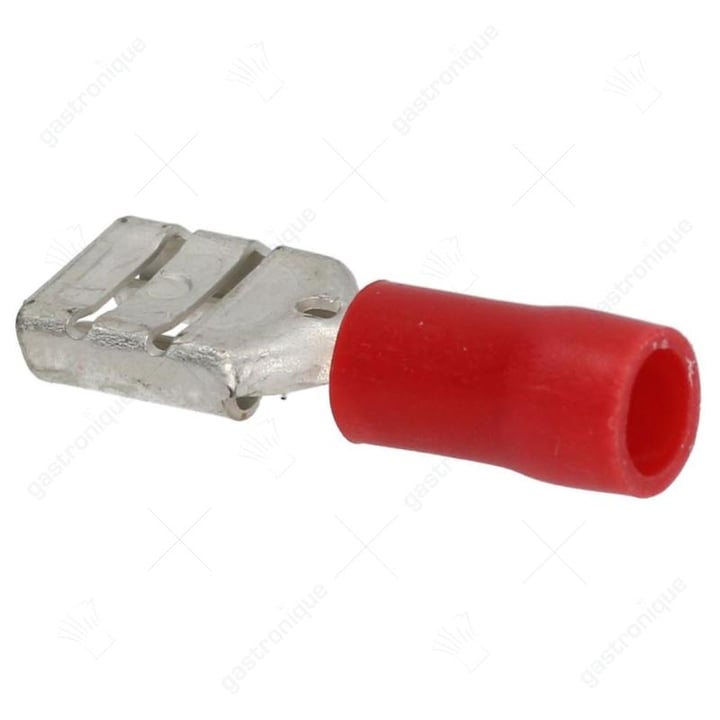 KABELAANSLUITING ROOD F 6,3x0,8 mm 100 ST.